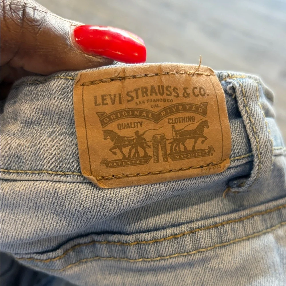 Levi's Girl’s Sky Blue Skinny Jeans - Picture 7 of 8